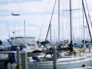 Covers and enclosures on boats located near airports, sea ports, power plants or industrial areas are in danger of damage caused by airborne polluants.