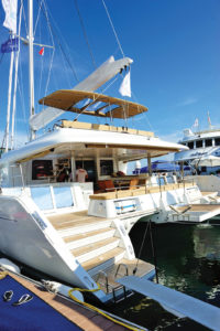 In the recent past, innovative fabricators have created more flexible shade structures to allow boaters to enjoy their time in the sun with less risk to the dangers of overexposure, yet still maintaining flexibility of open-air cruising.