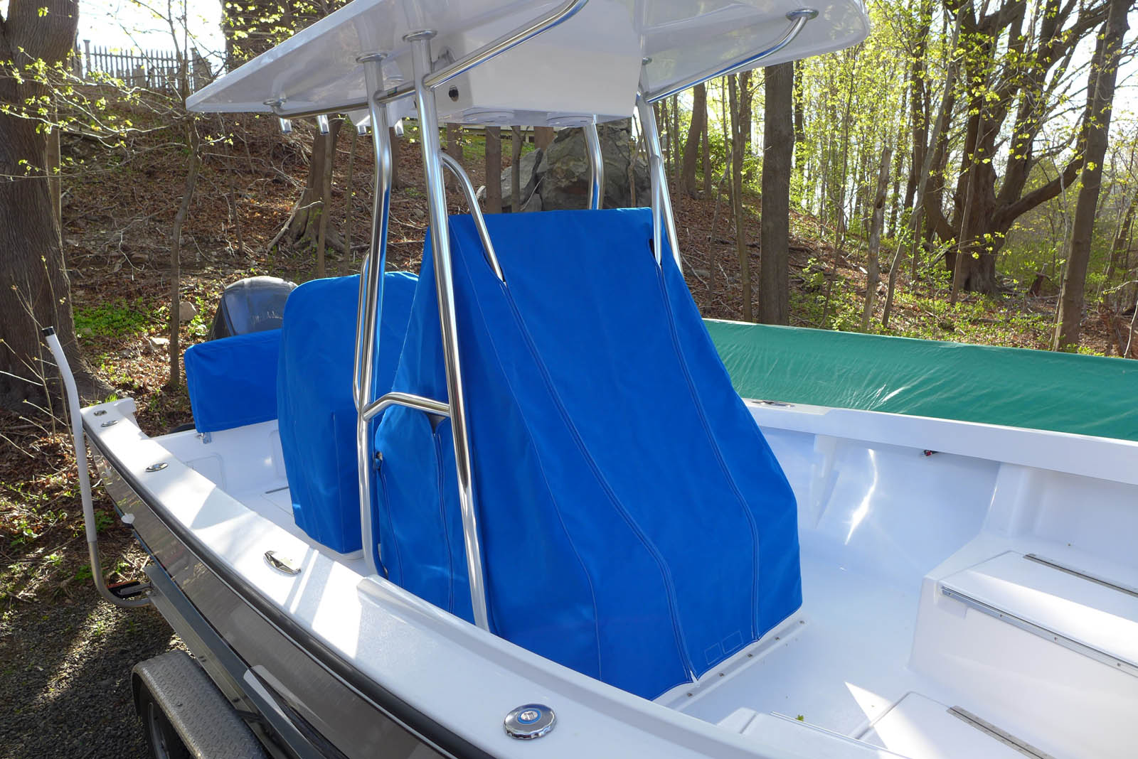 Center console covers Marine Fabricator