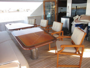 Everything from body oils to mold stains add to the challenges of making attractive boat cushions.