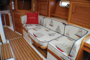 In addition to traditional vinyls and fabrics, fabricators report that boat owners are requesting Ultraleather as an increasingly popular option for custom interiors.