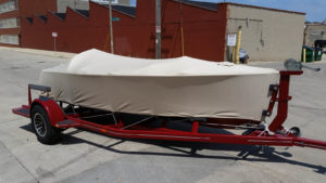 No two jobs are exactly alike, nor do all customers want everything the same. Projects like this custom boat cover have more to do with craftsmanship and sewing than technology. Longterm experience gives fabricators the confidence to estimate jobs accurately. Photo: Homestyle Awning & Upholstery
